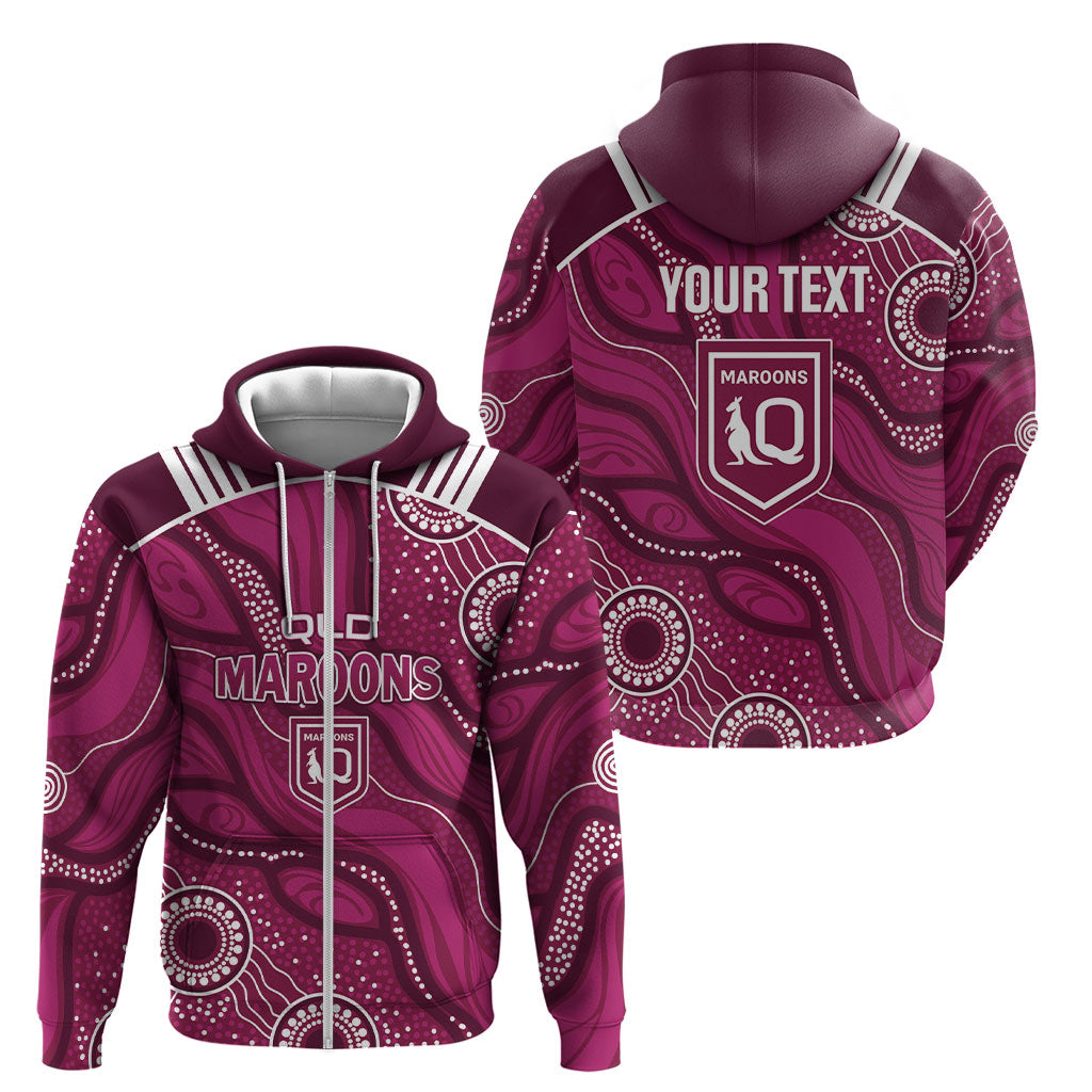 QLD Maroons Rugby Personalised Zip Hoodie Cane Toads 2026 Come On