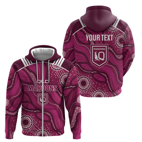 QLD Maroons Rugby Personalised Zip Hoodie Cane Toads 2026 Come On