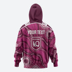 QLD Maroons Rugby Personalised Zip Hoodie Cane Toads 2026 Come On