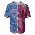 NSW Blues and QLD Maroons Rugby Personalised Baseball Jersey 2026 Come On Together