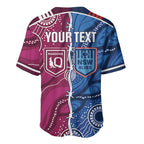 NSW Blues and QLD Maroons Rugby Personalised Baseball Jersey 2026 Come On Together