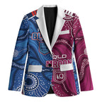 NSW Blues and QLD Maroons Rugby Personalised Blazer 2026 Come On Together