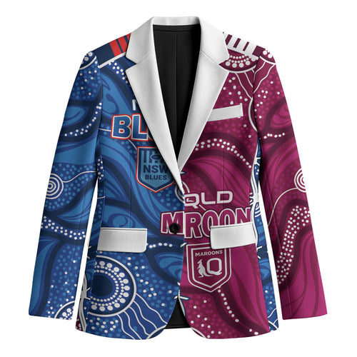 NSW Blues and QLD Maroons Rugby Personalised Blazer 2026 Come On Together