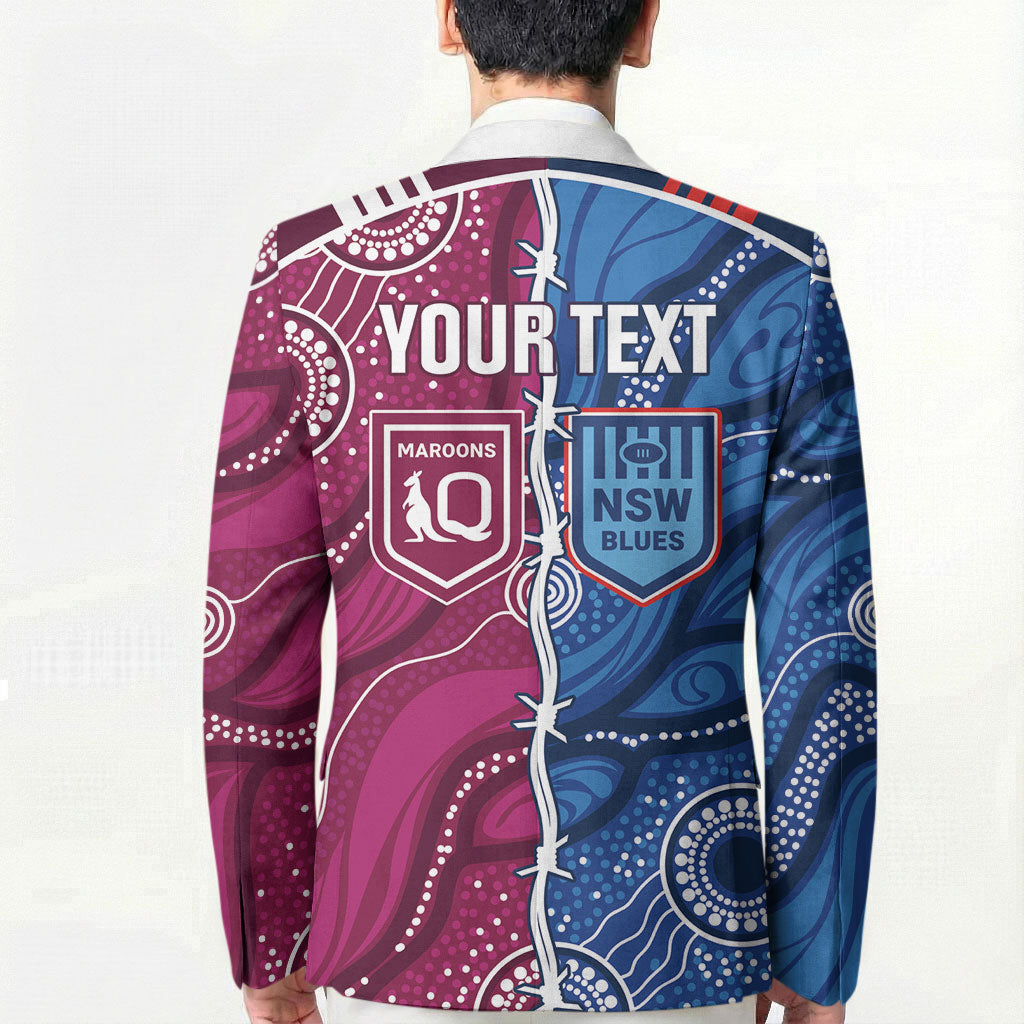 NSW Blues and QLD Maroons Rugby Personalised Blazer 2026 Come On Together