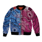 NSW Blues and QLD Maroons Rugby Personalised Bomber Jacket 2026 Come On Together
