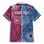 NSW Blues and QLD Maroons Rugby Personalised Hawaiian Shirt 2026 Come On Together