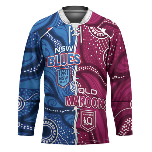 NSW Blues and QLD Maroons Rugby Personalised Hockey Jersey 2026 Come On Together