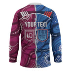 NSW Blues and QLD Maroons Rugby Personalised Hockey Jersey 2026 Come On Together