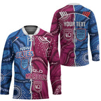 NSW Blues and QLD Maroons Rugby Personalised Hockey Jersey 2026 Come On Together