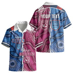 NSW Blues and QLD Maroons Rugby Personalised Kid Hawaiian Shirt 2026 Come On Together