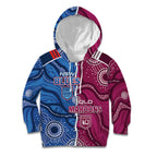 NSW Blues and QLD Maroons Rugby Personalised Kid Hoodie 2026 Come On Together