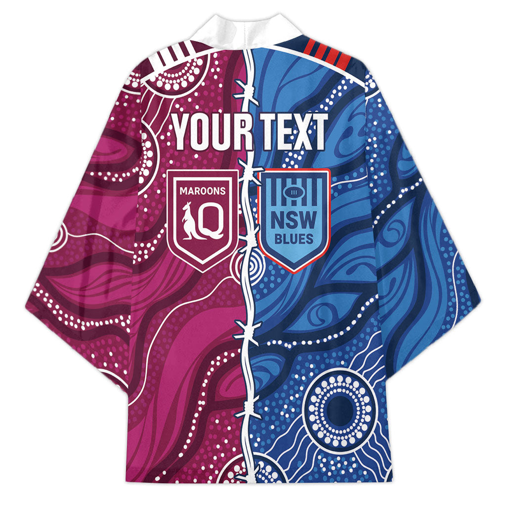 NSW Blues and QLD Maroons Rugby Personalised Kimono 2026 Come On Together