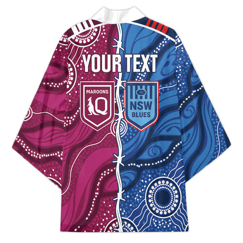 NSW Blues and QLD Maroons Rugby Personalised Kimono 2026 Come On Together