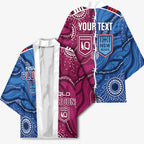 NSW Blues and QLD Maroons Rugby Personalised Kimono 2026 Come On Together