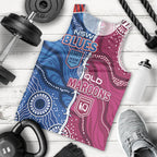 NSW Blues and QLD Maroons Rugby Personalised Men Tank Top 2026 Come On Together