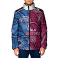 NSW Blues and QLD Maroons Rugby Personalised Padded Jacket 2026 Come On Together