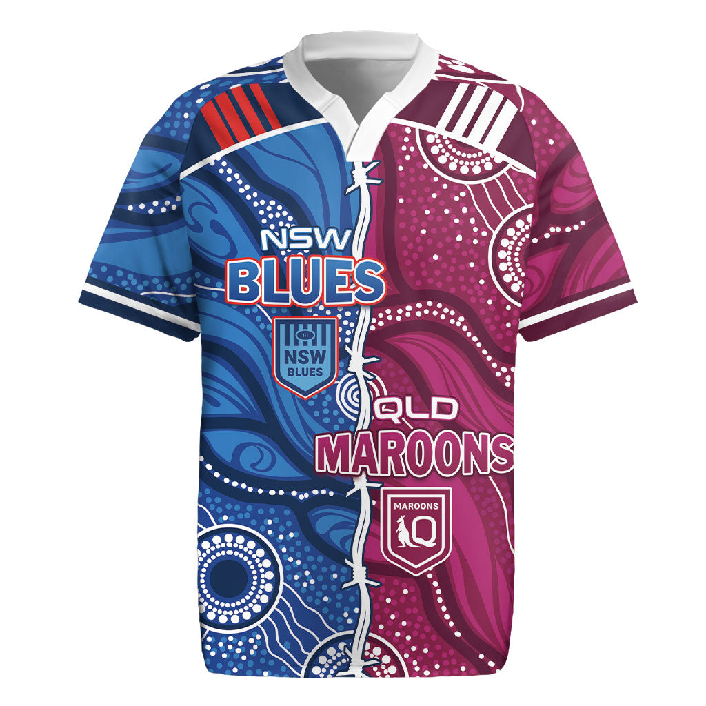 NSW Blues and QLD Maroons Rugby Personalised Rugby Jersey 2026 Come On Together