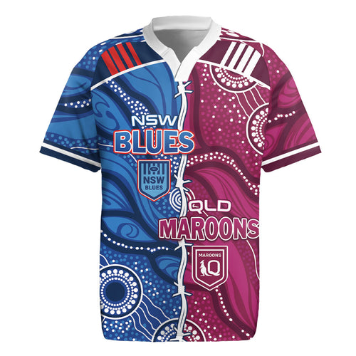 NSW Blues and QLD Maroons Rugby Personalised Rugby Jersey 2026 Come On Together