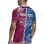 NSW Blues and QLD Maroons Rugby Personalised Rugby Jersey 2026 Come On Together