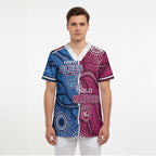 NSW Blues and QLD Maroons Rugby Personalised Scrub Top 2026 Come On Together