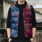 NSW Blues and QLD Maroons Rugby Personalised Sleeveless Puffer Jacket 2026 Come On Together