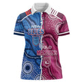 NSW Blues and QLD Maroons Rugby Personalised Women Polo Shirt 2026 Come On Together
