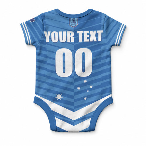 NSW Blues Rugby Custom Baby Onesie 2026 State of Origin