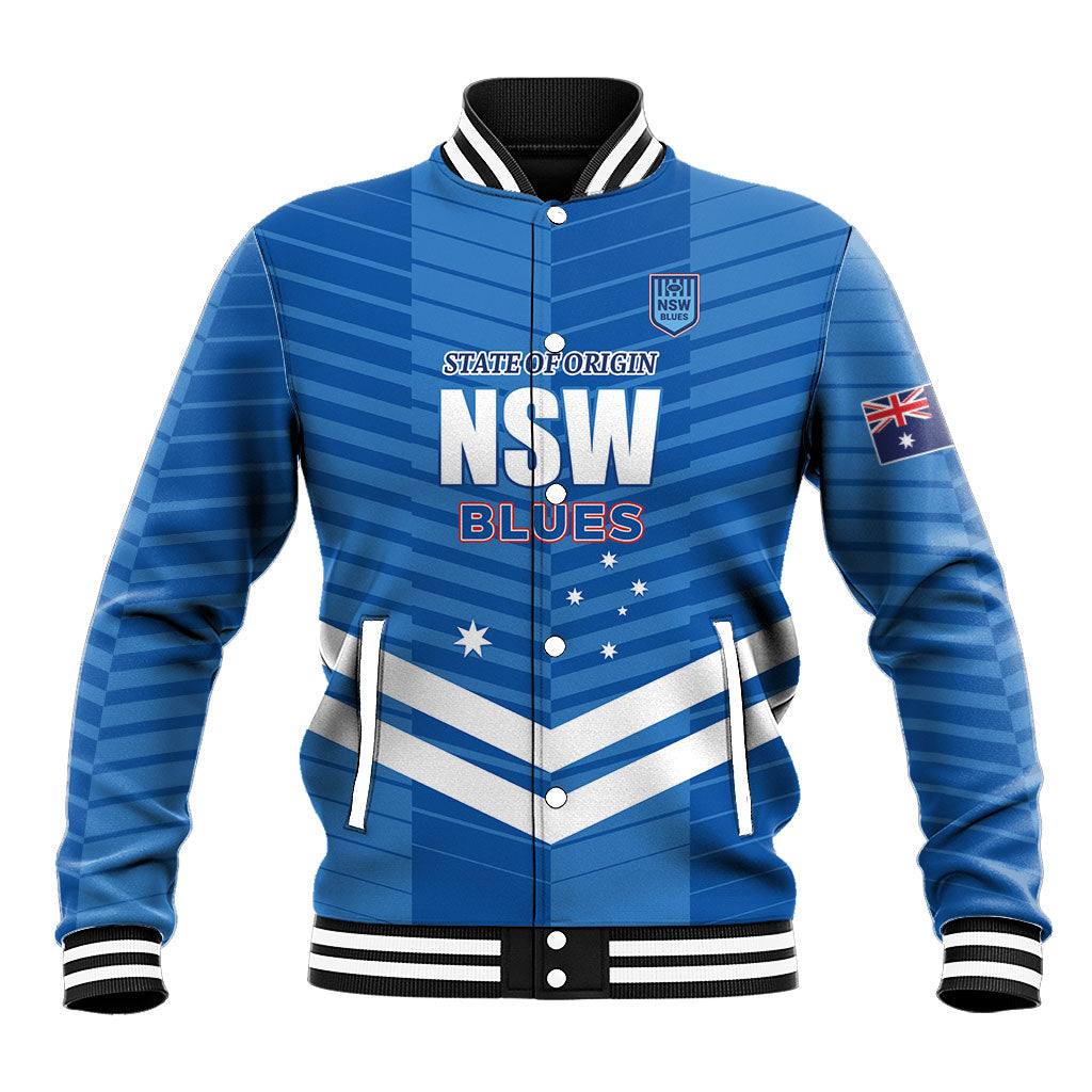 NSW Blues Rugby Custom Baseball Jacket 2026 State of Origin