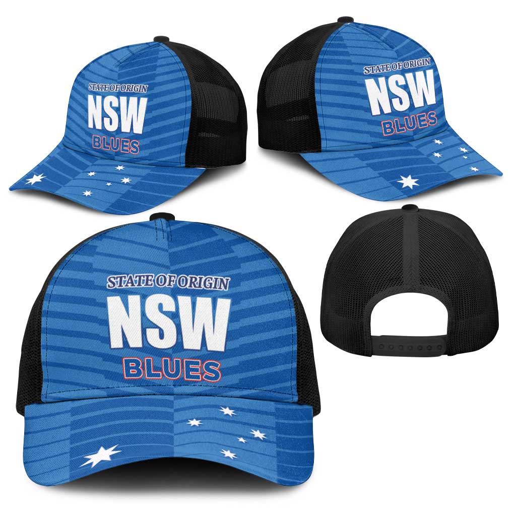 NSW Blues Rugby Baseball Net Cap 2026 State of Origin