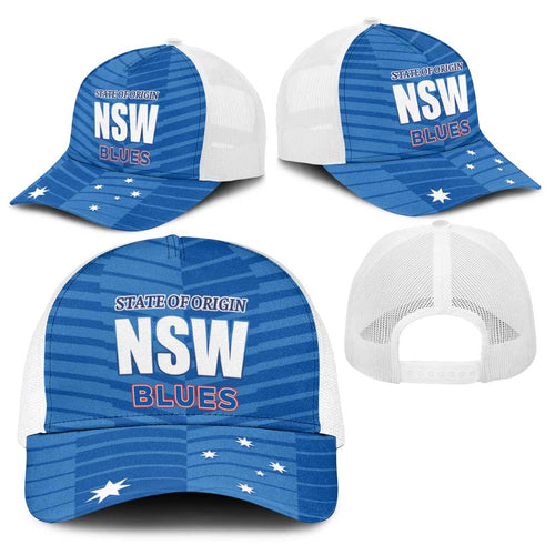 NSW Blues Rugby Baseball Net Cap 2026 State of Origin