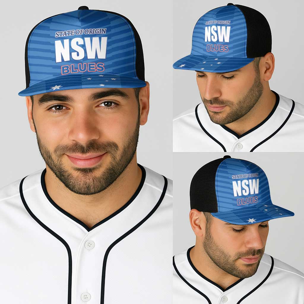 NSW Blues Rugby Baseball Net Cap 2026 State of Origin