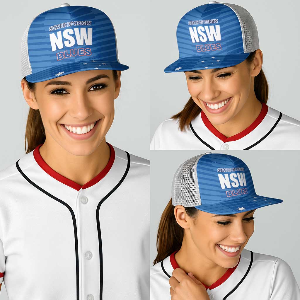NSW Blues Rugby Baseball Net Cap 2026 State of Origin