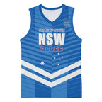NSW Blues Rugby Custom Basketball Jersey 2026 State of Origin