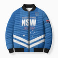 NSW Blues Rugby Custom Bomber Puffer Jacket 2026 State of Origin