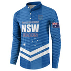 NSW Blues Rugby Custom Button Sweatshirt 2026 State of Origin