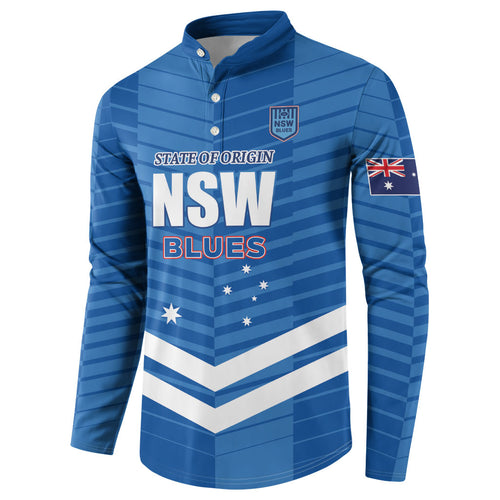 NSW Blues Rugby Custom Button Sweatshirt 2026 State of Origin