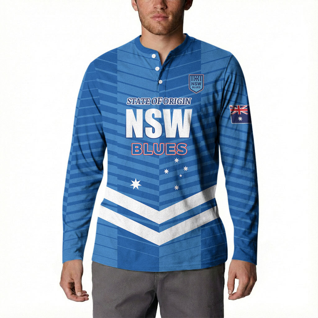 NSW Blues Rugby Custom Button Sweatshirt 2026 State of Origin