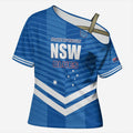 NSW Blues Rugby Custom Cross Shoulder Shirt 2026 State of Origin