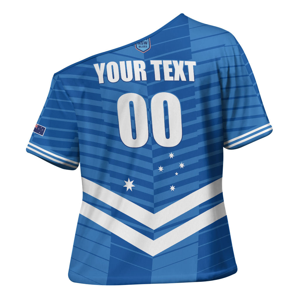 NSW Blues Rugby Custom Cross Shoulder Shirt 2026 State of Origin