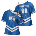NSW Blues Rugby Custom Cross Shoulder Shirt 2026 State of Origin