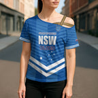 NSW Blues Rugby Custom Cross Shoulder Shirt 2026 State of Origin