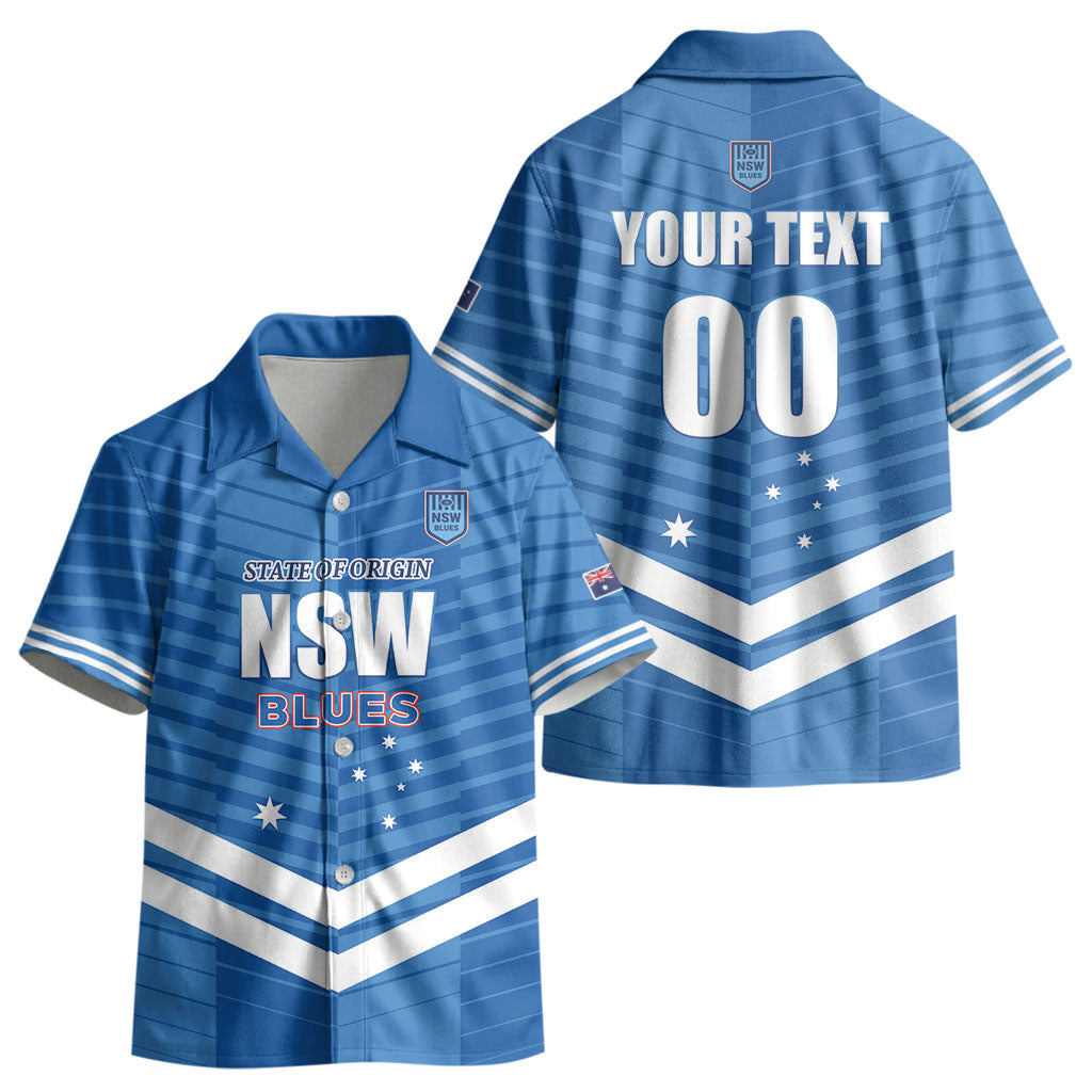 NSW Blues Rugby Custom Kid Hawaiian Shirt 2026 State of Origin
