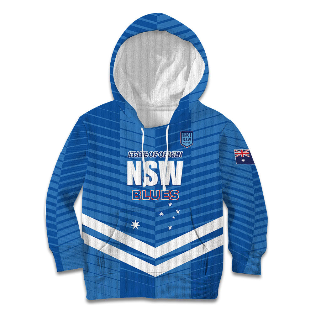 NSW Blues Rugby Custom Kid Hoodie 2026 State of Origin