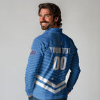NSW Blues Rugby Custom Long Sleeve Polo Shirt 2026 State of Origin