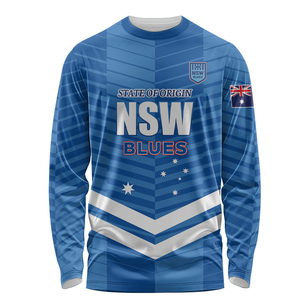 NSW Blues Rugby Custom Long Sleeve Shirt 2026 State of Origin