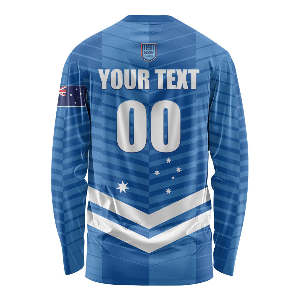 NSW Blues Rugby Custom Long Sleeve Shirt 2026 State of Origin