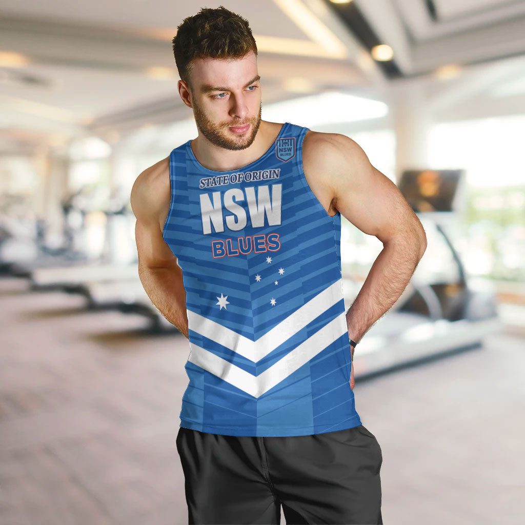 NSW Blues Rugby Custom Men Tank Top 2026 State of Origin