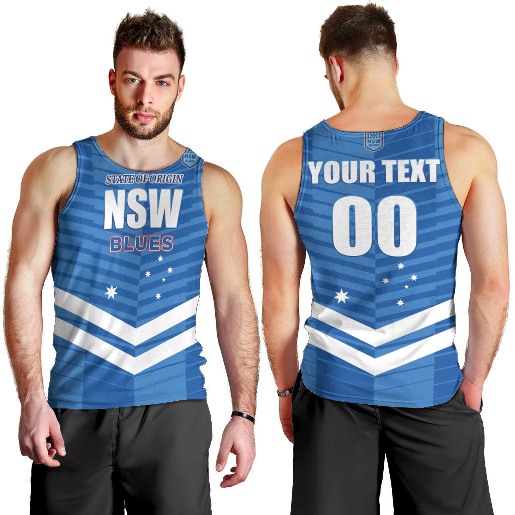 NSW Blues Rugby Custom Men Tank Top 2026 State of Origin