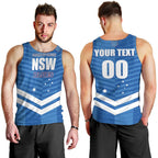 NSW Blues Rugby Custom Men Tank Top 2026 State of Origin