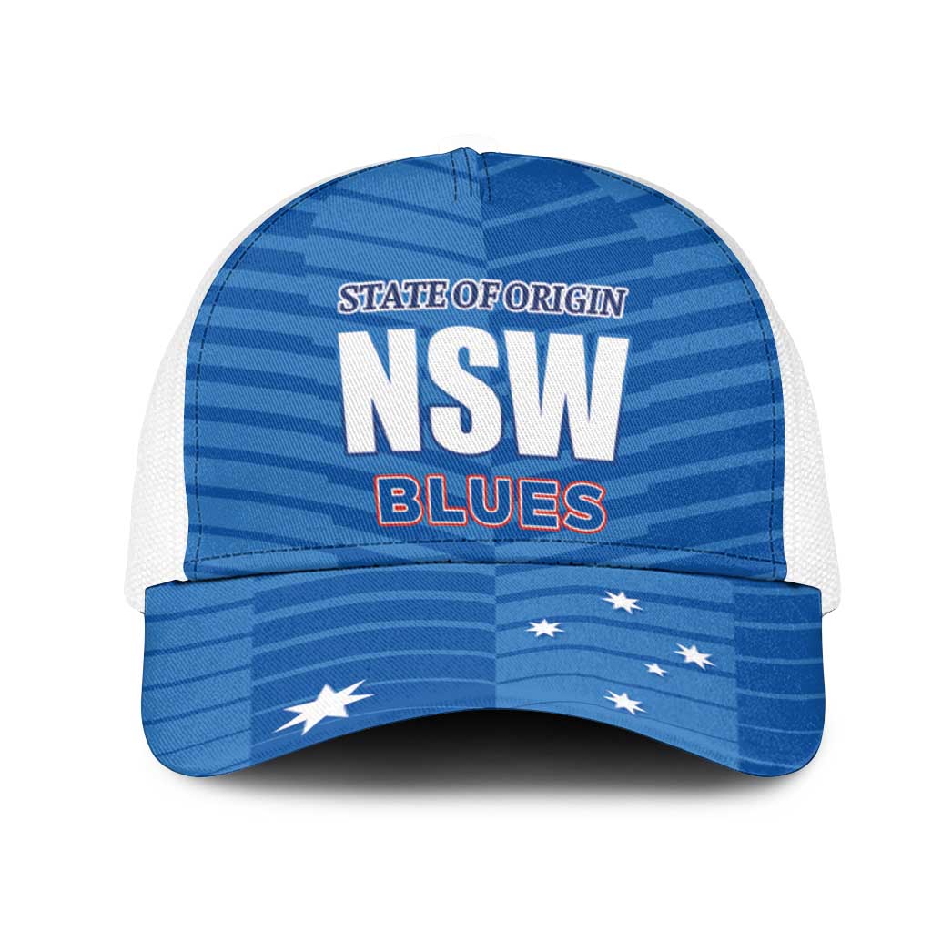 NSW Blues Rugby Mesh Trucker Cap 2026 State of Origin